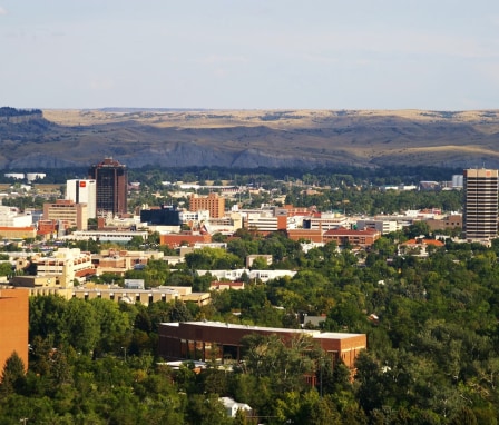 Billings, Montana on a sunny day